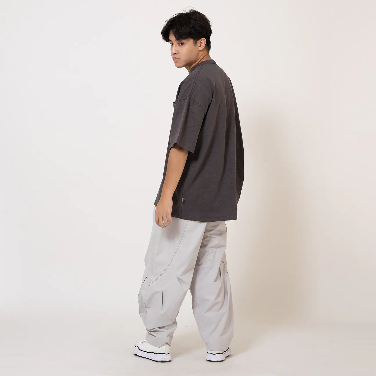 ANST 3D內折出芽寬褲 882422