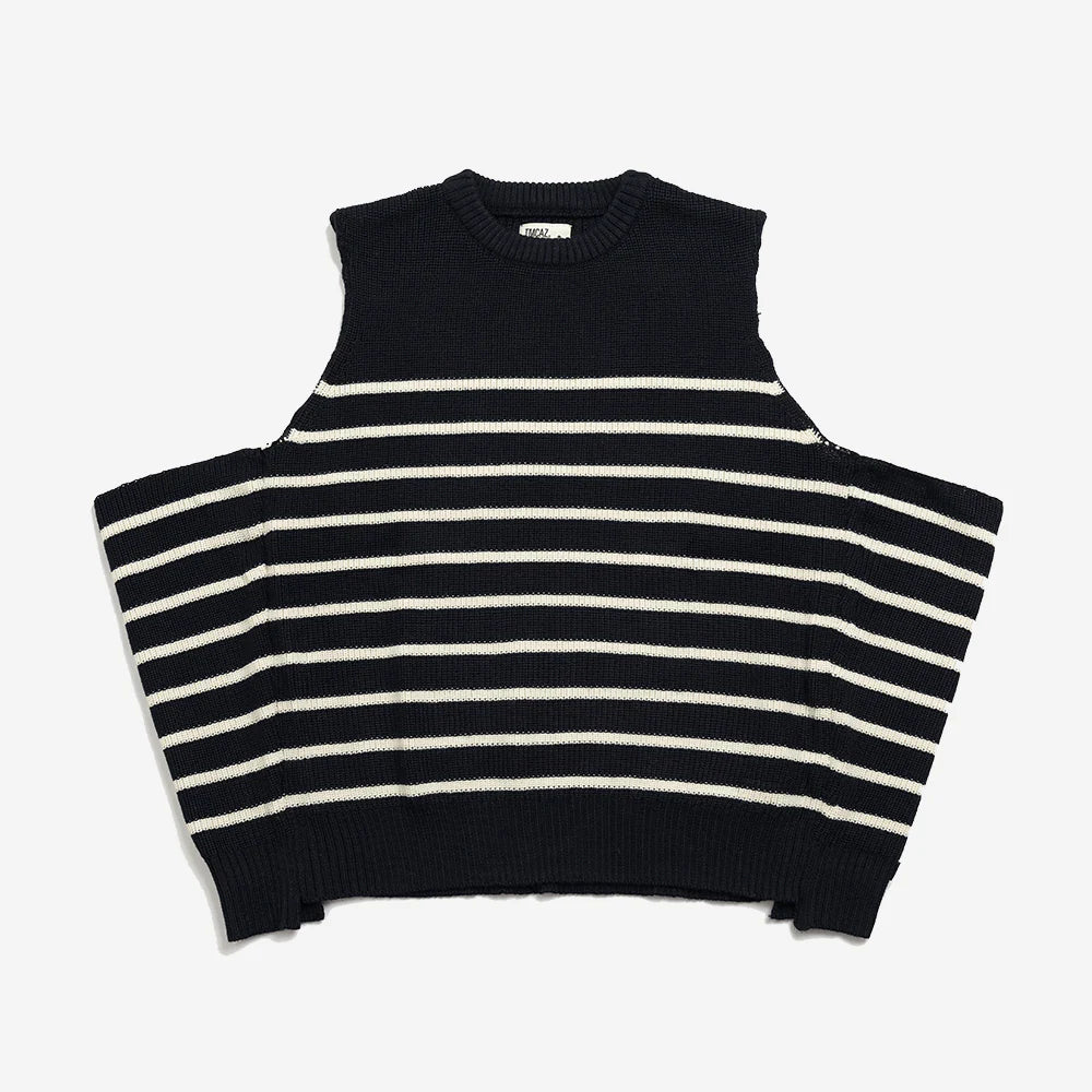 TMCAZ - Wool-blend Dropped Knit Vest