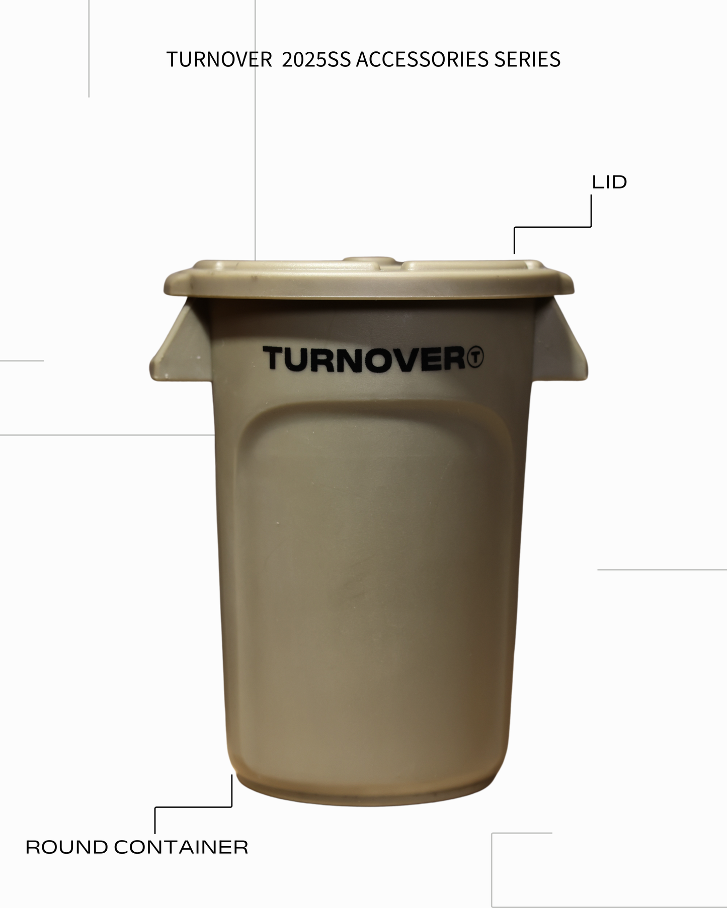 TURNOVER CIRCULAR STORAGE CONTAINER 圓形收納筒 A2504