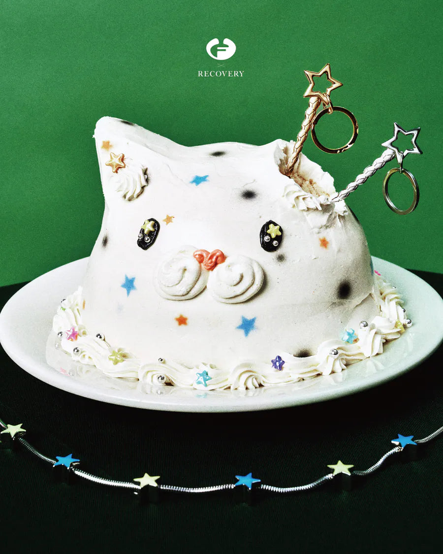 RECOVERY X FU CAKE STAR FORK 鑰匙圈