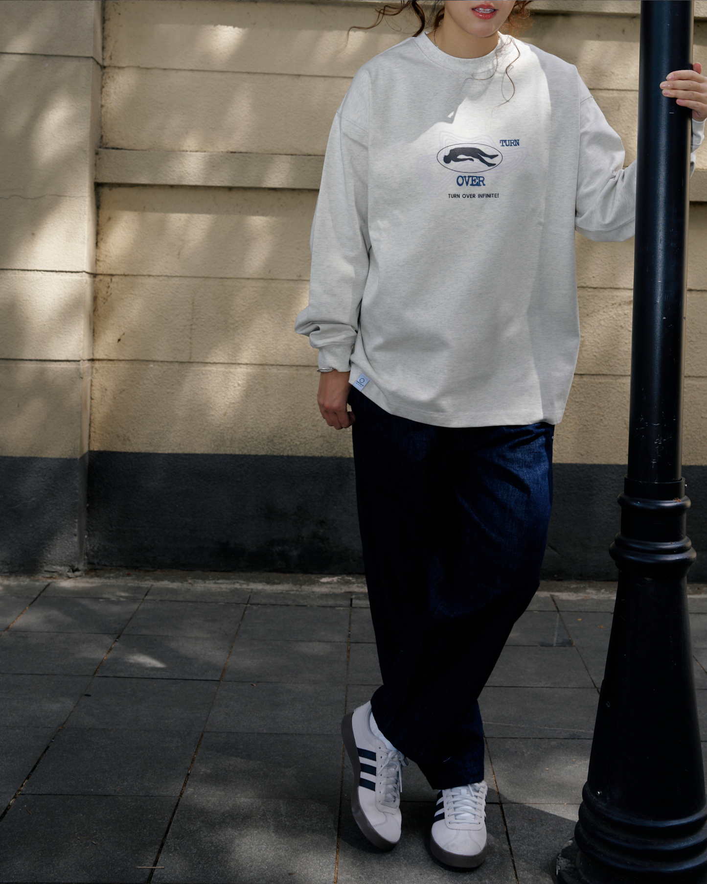TURNOVER DENIM JEANS