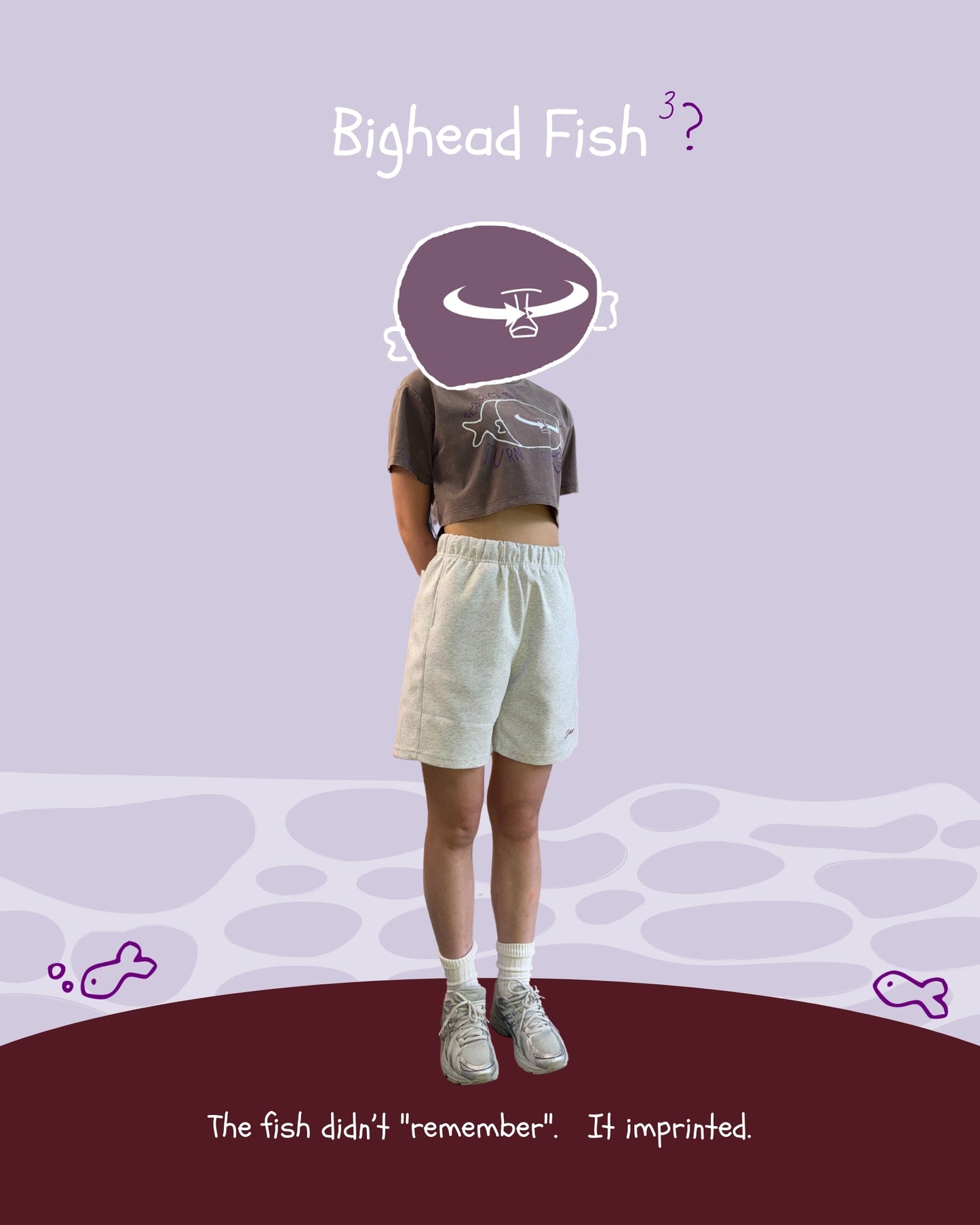 TURNOVER 2025SS Bighead Fish TEE
“25SSWT11 大頭魚TEE