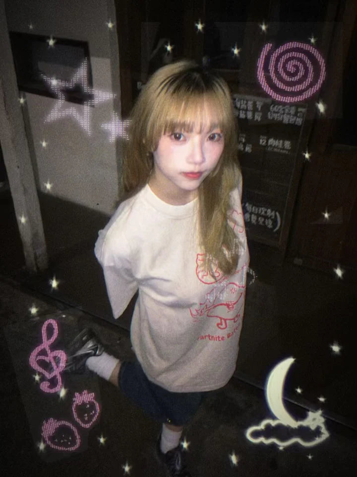 TURNOVER 2025SS “Fartnite Battle Royale Tee "
“25SST10 放屁之夜TEE”