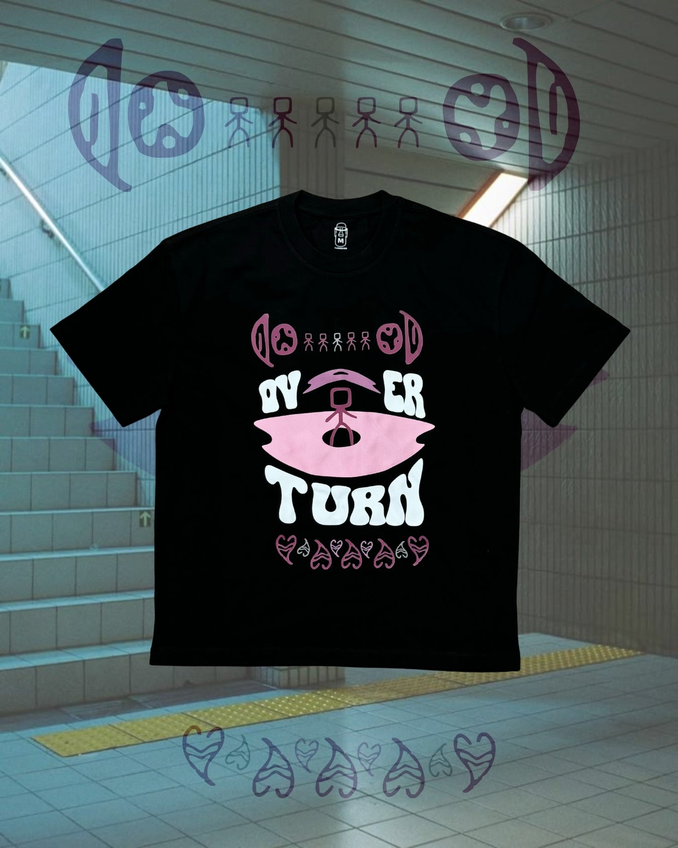 TURNOVER 2025SS Ego Glyph TEE
“25SST22 天·字·光TEE”