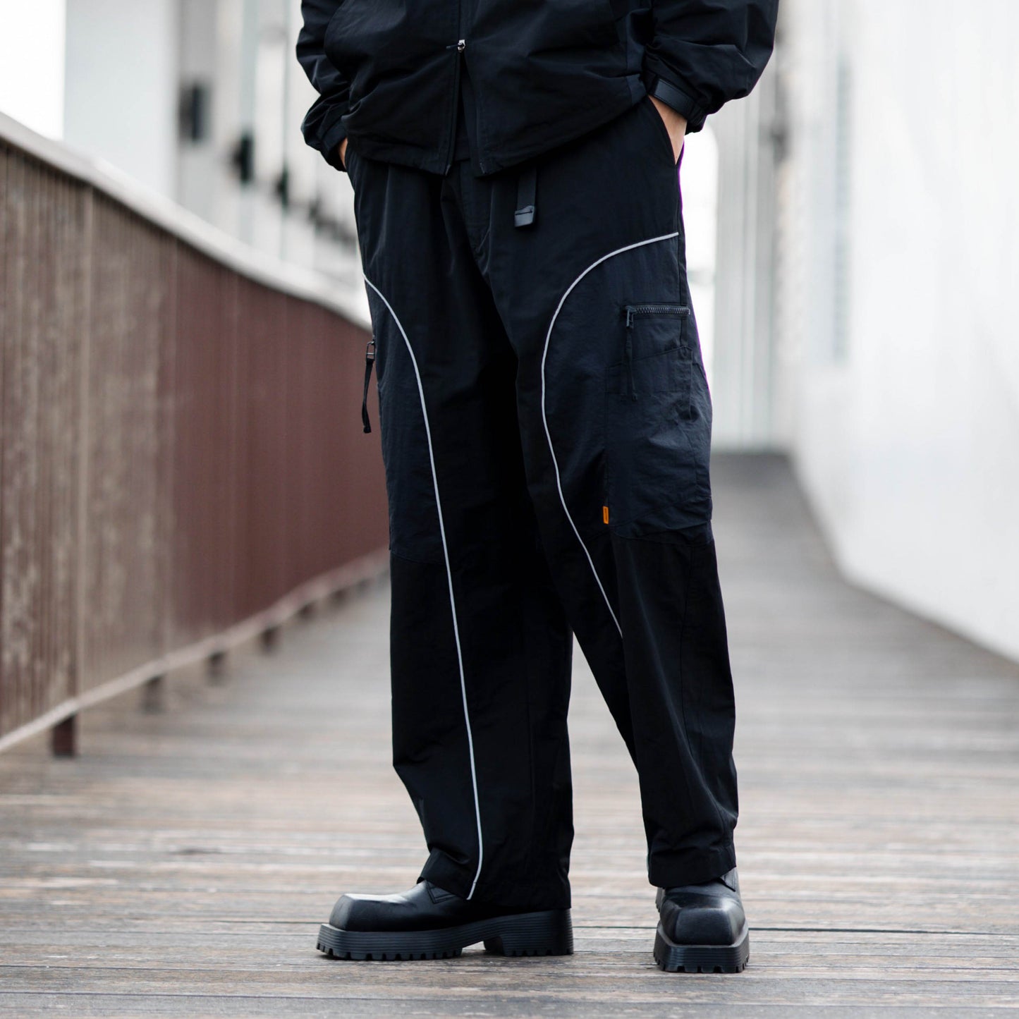 QUEST 3M POCKET CUT PANTS 尼龍反光車線長褲