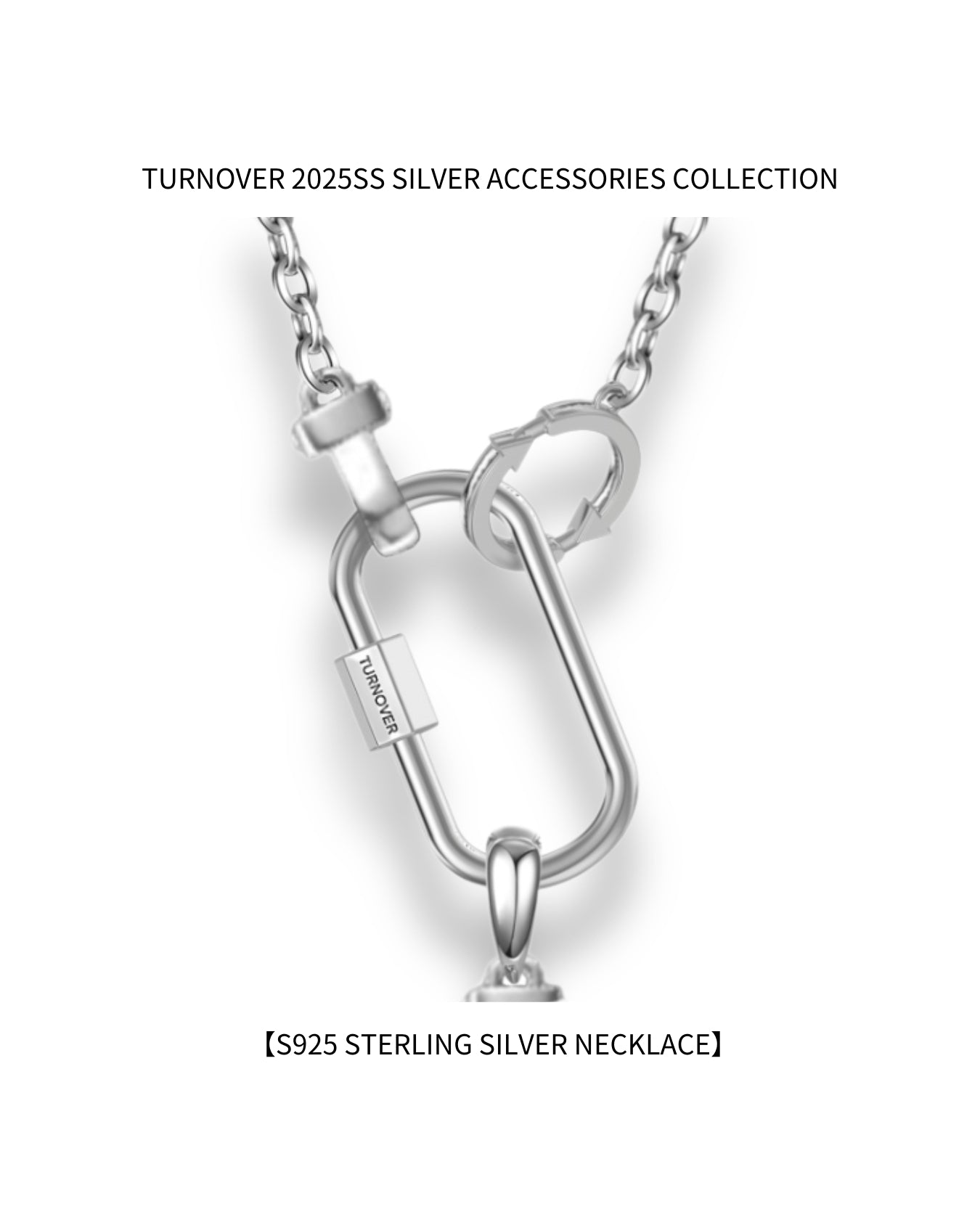 TURNOVER S925 STERLING SILVER NECKLACE "S925 銀頸鏈" (S925-T3)