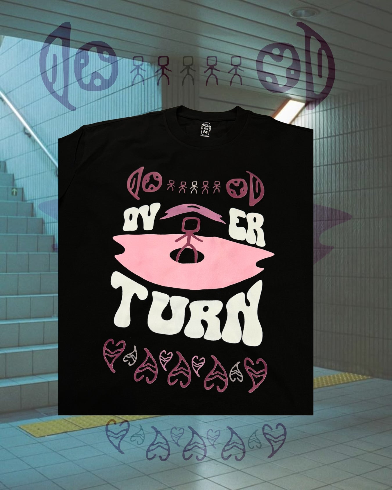 TURNOVER 2025SS Ego Glyph TEE
“25SST22 天·字·光TEE”