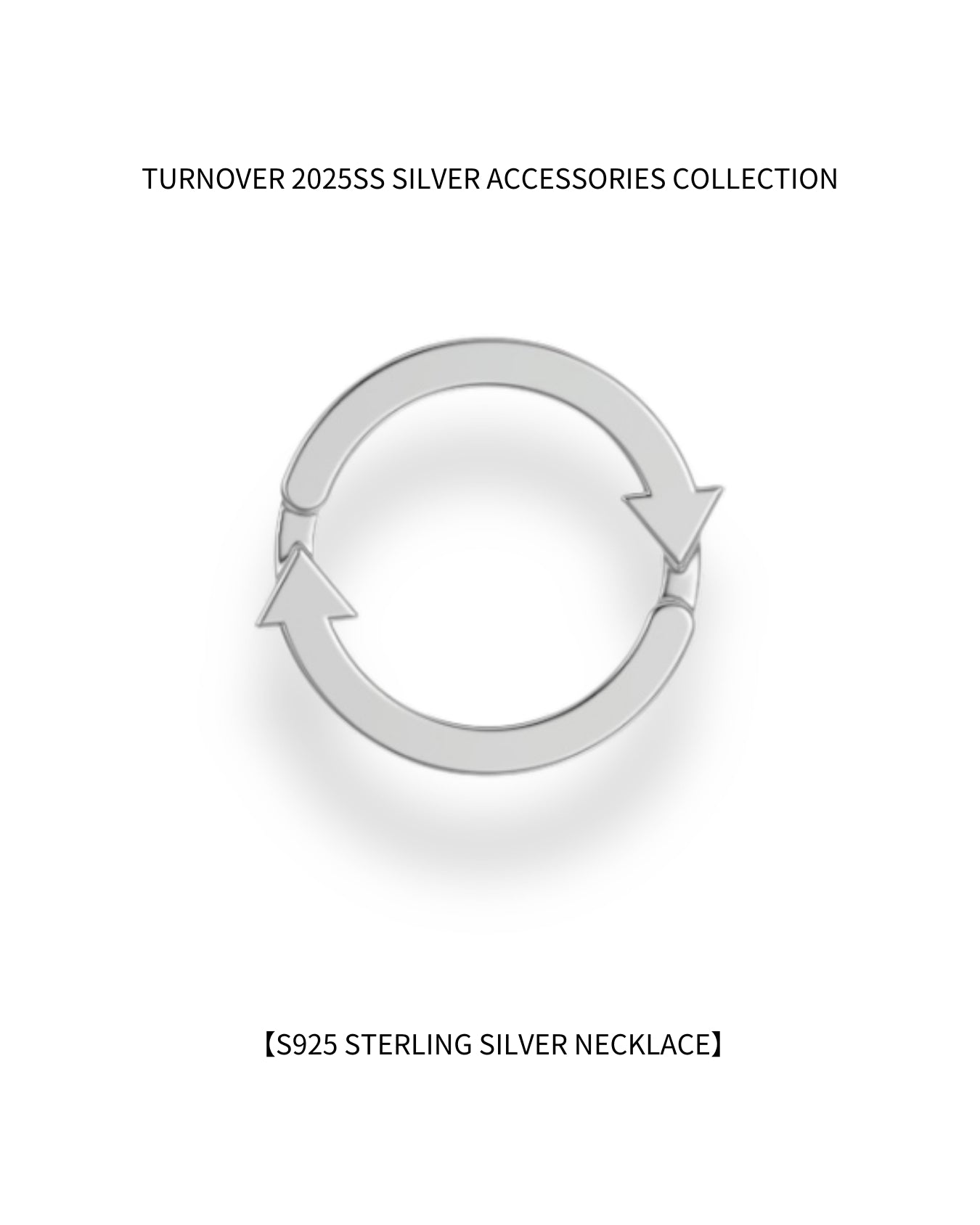TURNOVER S925 STERLING SILVER BRACELET "S925 銀手鏈" (S925-T2)