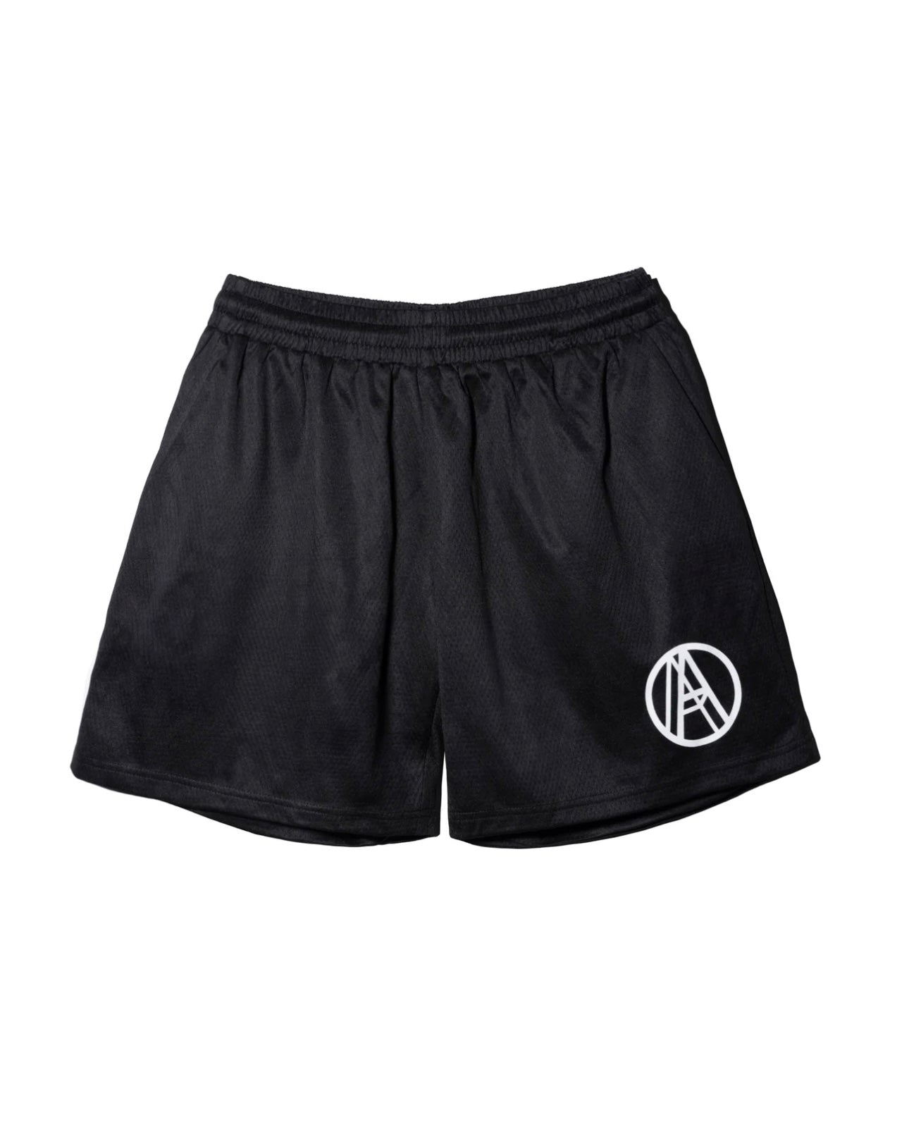 LOGO MESH SHORTS BLACK