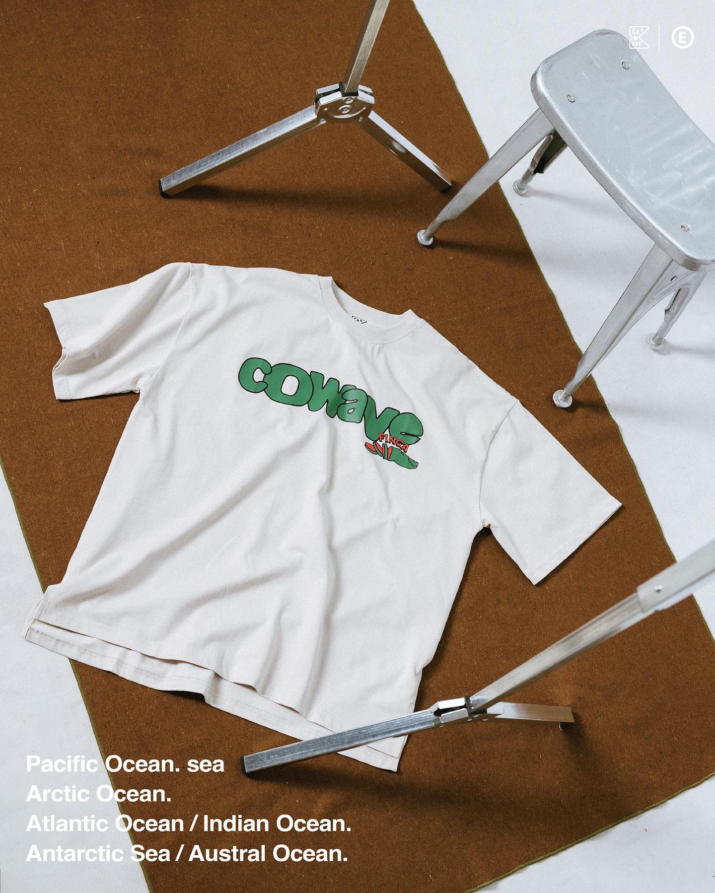 Cowave 2023-24 Fall & Winter Finger LOGO tee