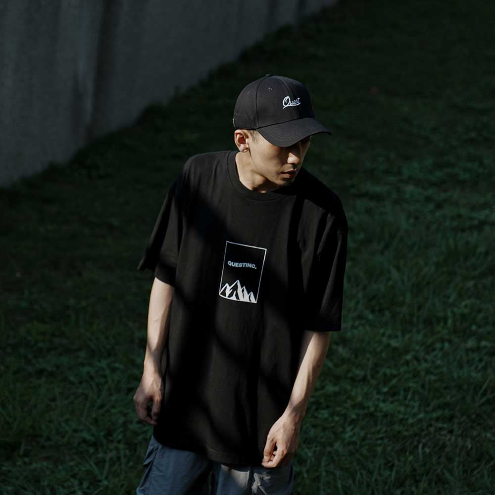 【QUEST】現貨 QUEST OUTLINE MOUNTAIN TEE 圖案 短袖 上衣