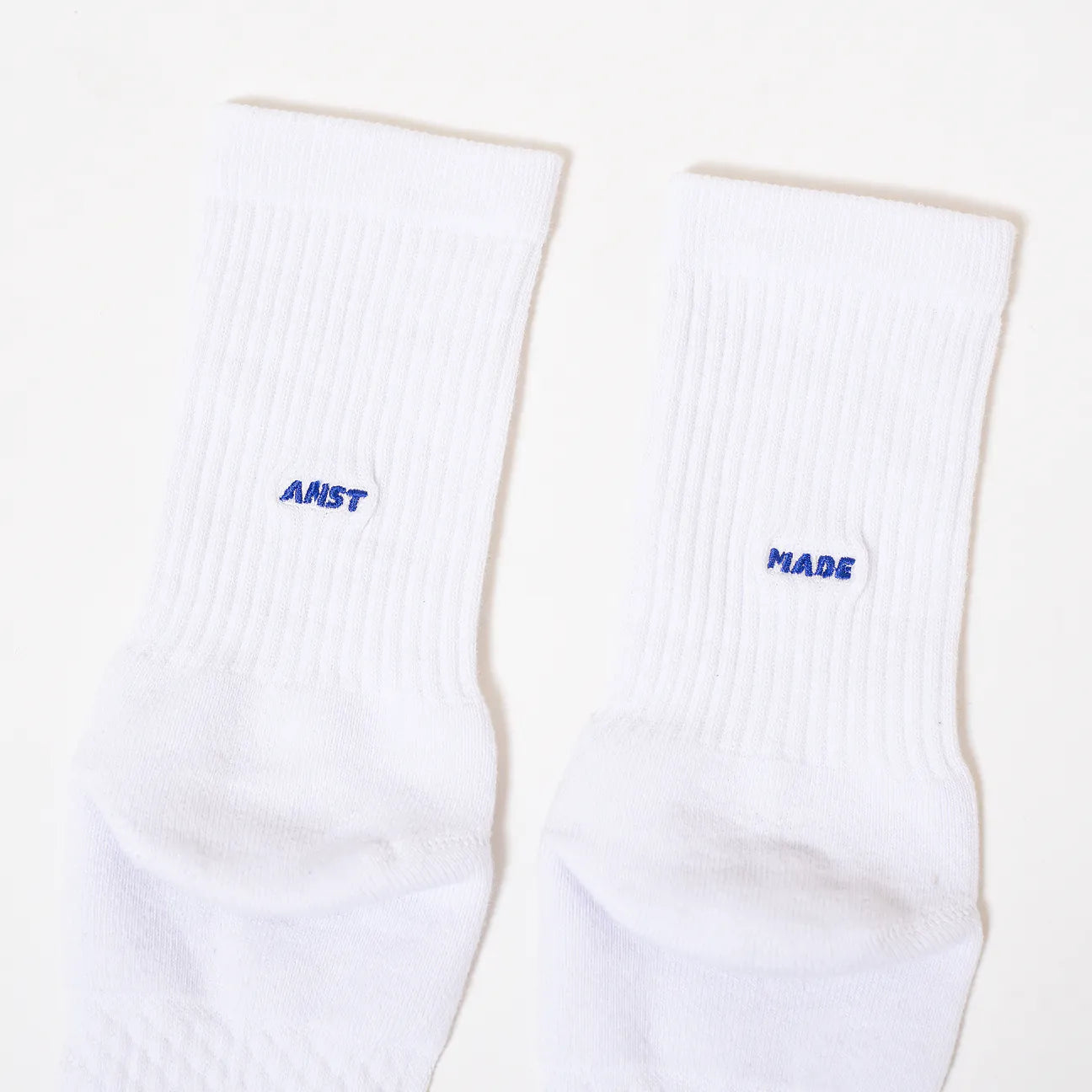 ANST 台灣製LOGO刺繡厚底中筒襪