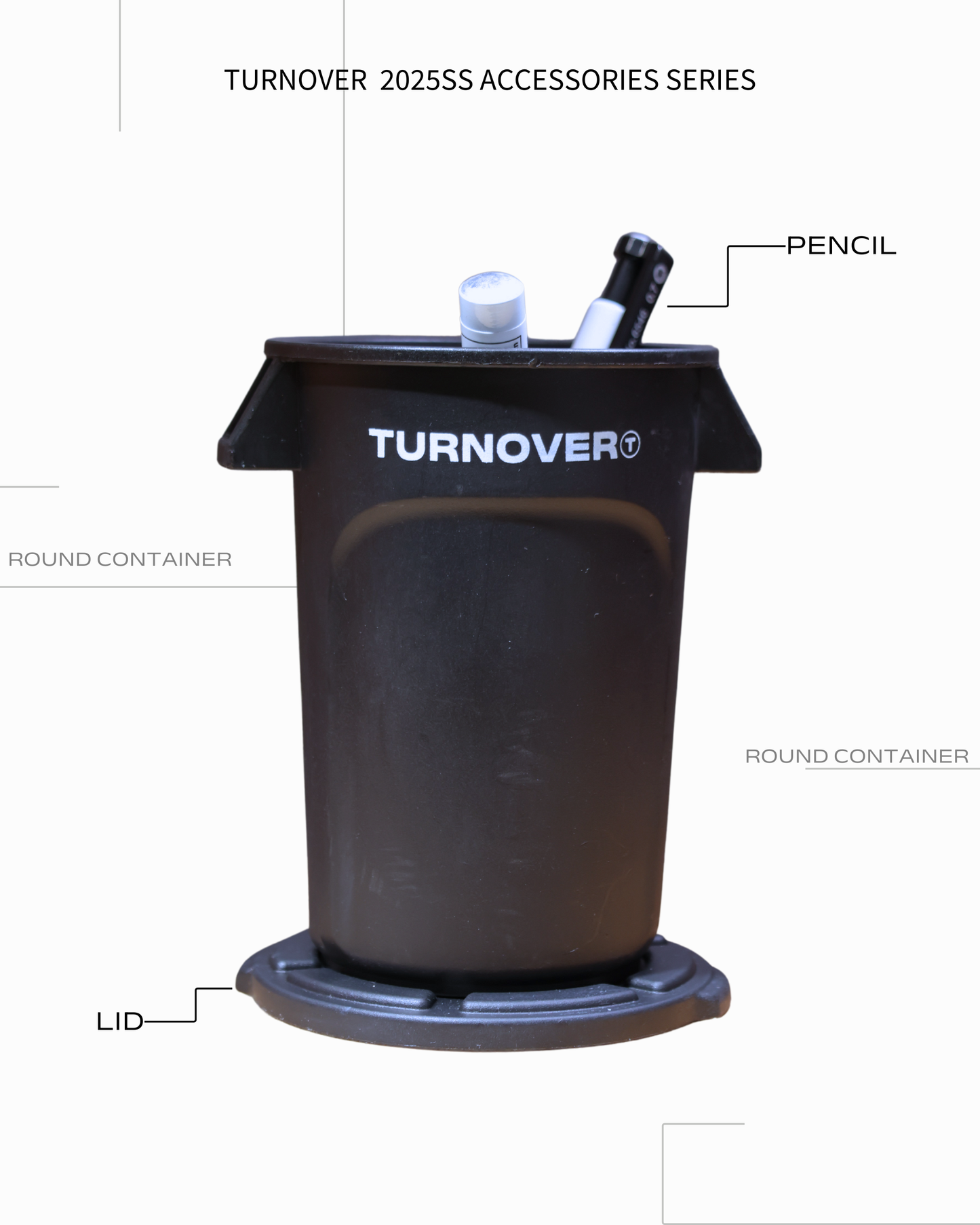 TURNOVER CIRCULAR STORAGE CONTAINER 圓形收納筒 A2504