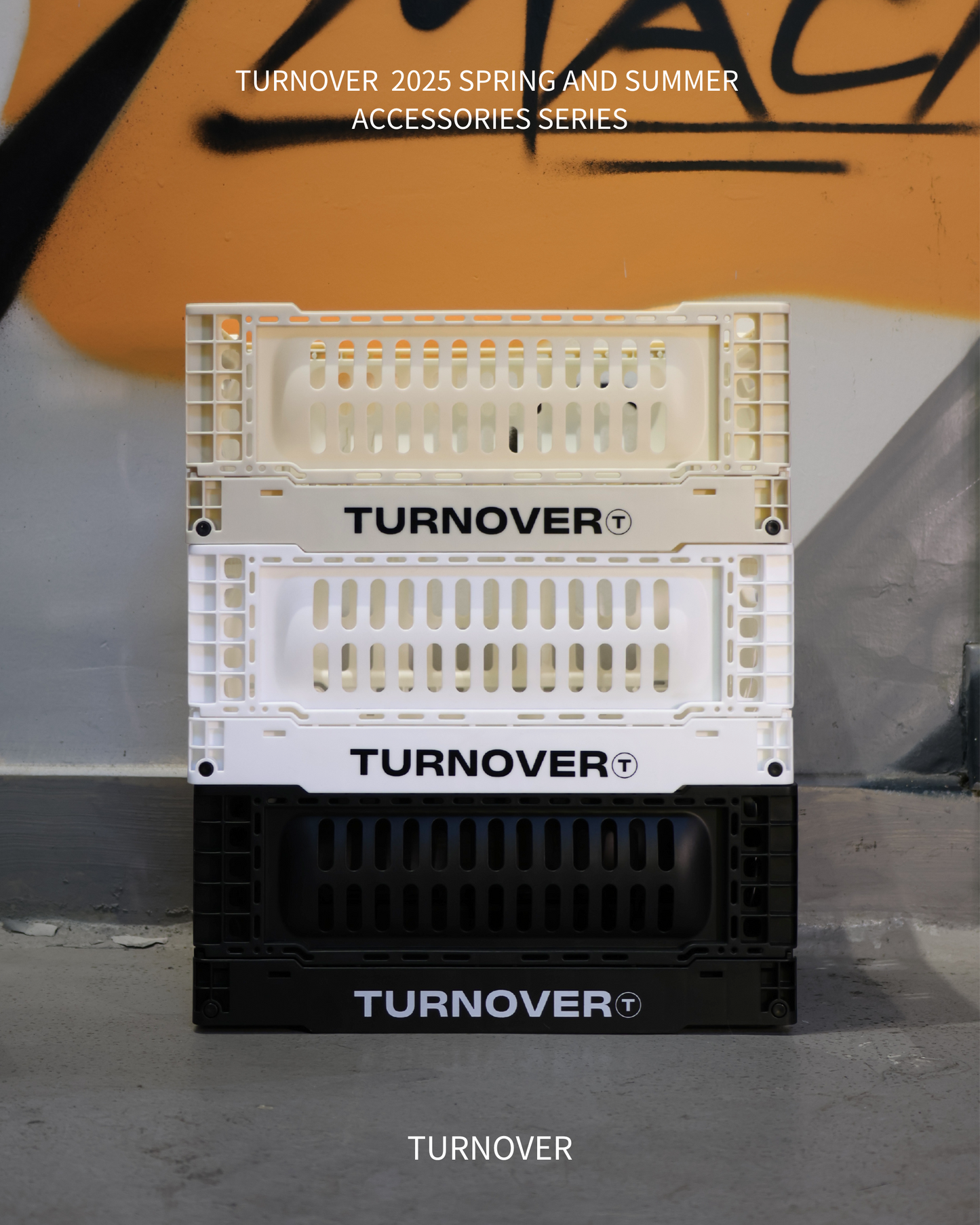 TURNOVER COLLAPSIBLE STORAGE CRATE 可折疊收納籃 A2506