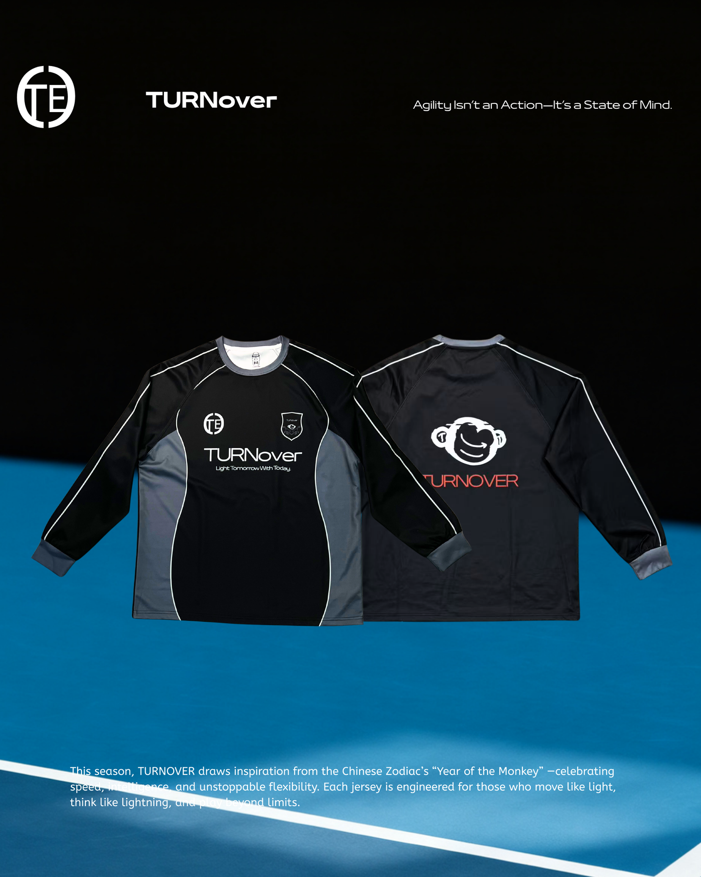 TURNOVER 2026AW SHADOW LEAP “26AW-LS1 瞬影球衣”