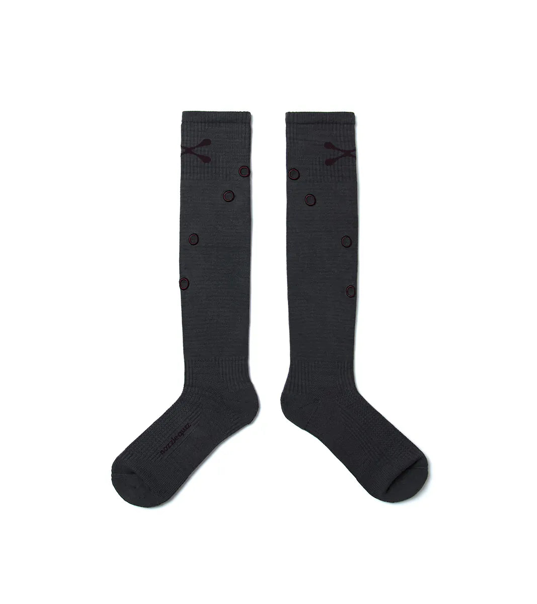 Eyelet knee socks