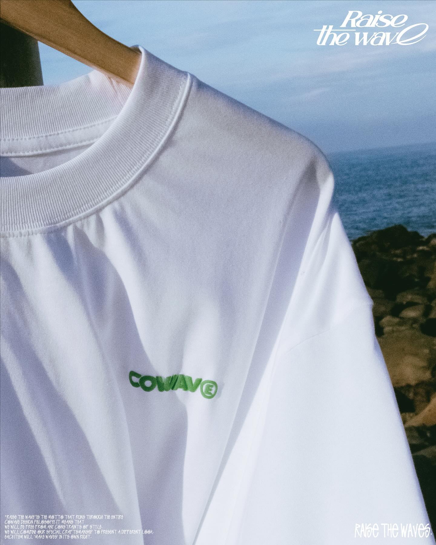 Cowave.tw 24SS DICE Foam Printing Logo Tee