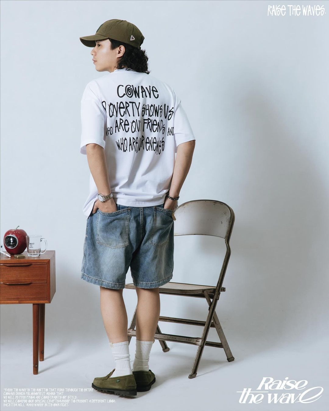 COWAVE 2024 Spring & Summer Begging Picture Font Tee
