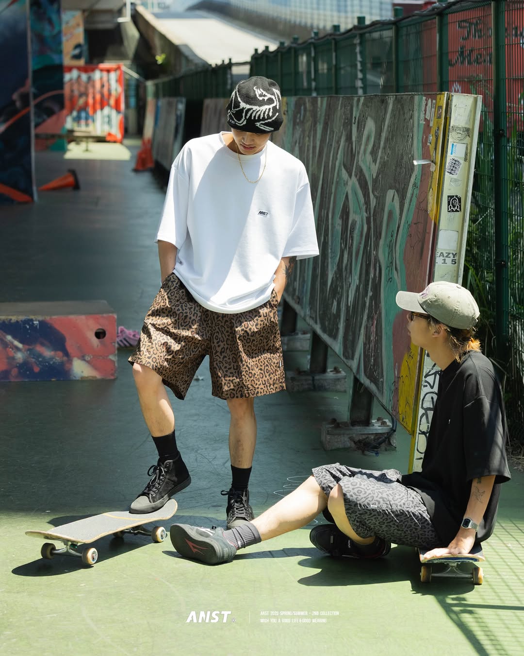 ANST 豹紋短褲
