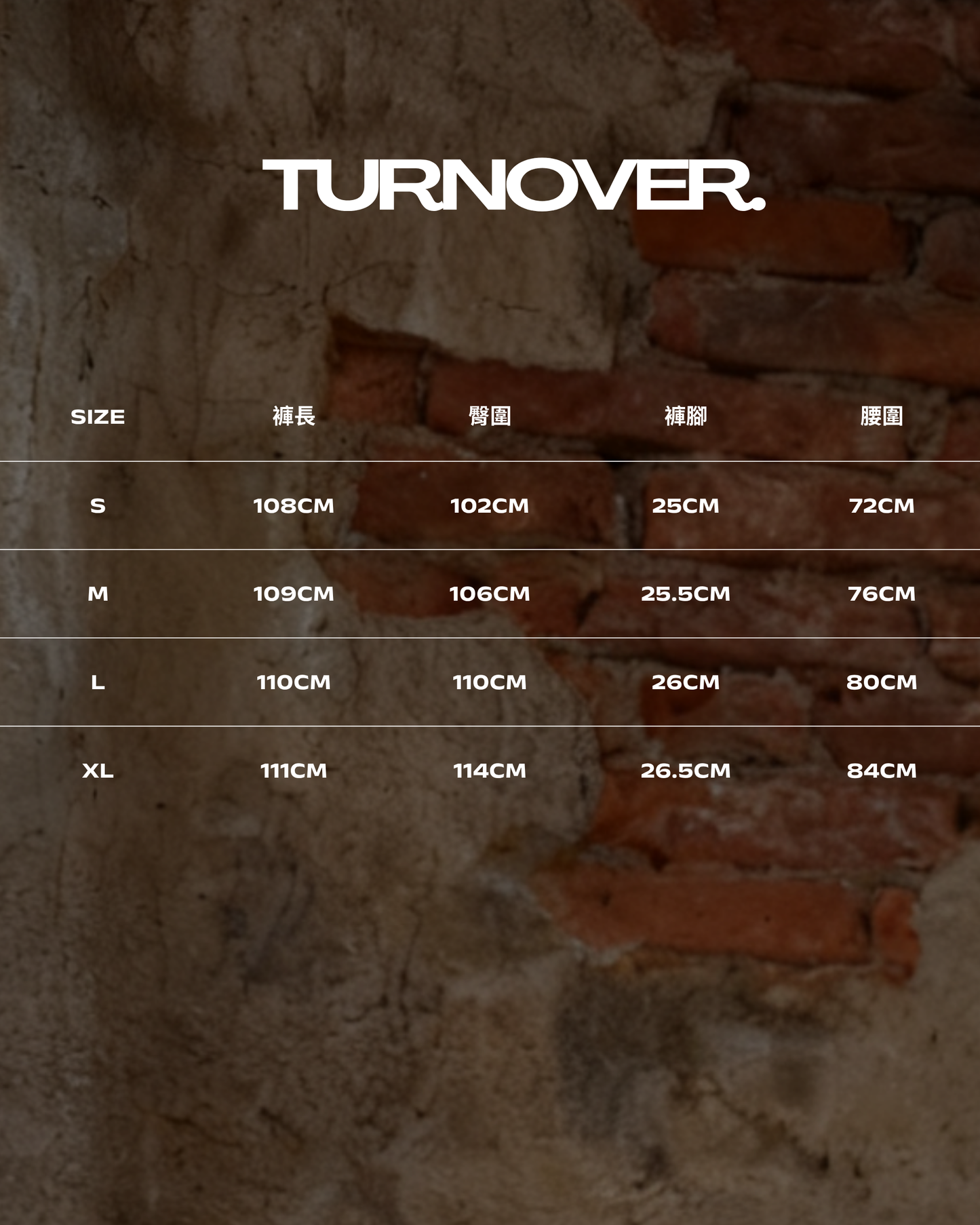 TURNOVER 2025AW SWAY BLADE CARGO “25AW-LP1 彎刃工影”
