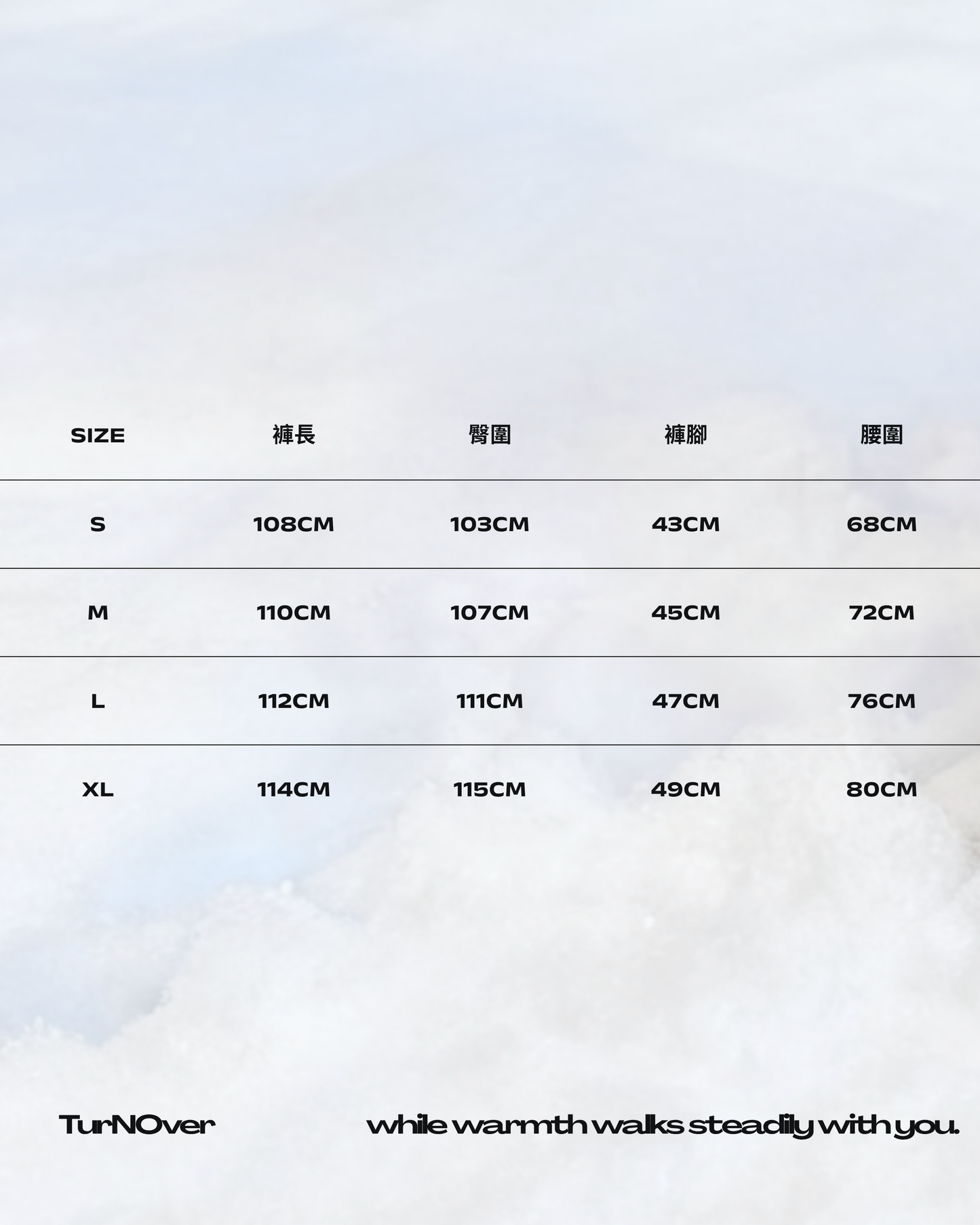 TURNOVER 2026AW Winter Ashes “26AW-LP2灰・冬棉”