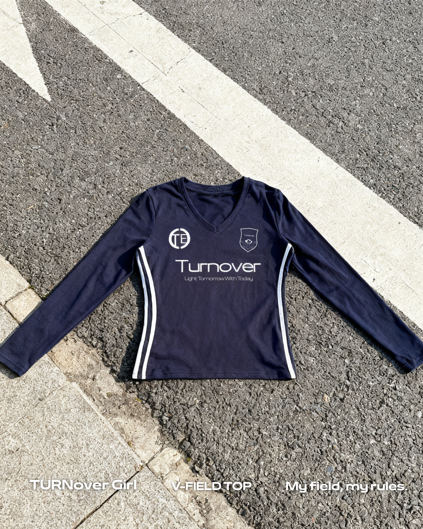 TURNOVER 2026AW V-FIELD TOP“26AW-WG1 豐V領”
