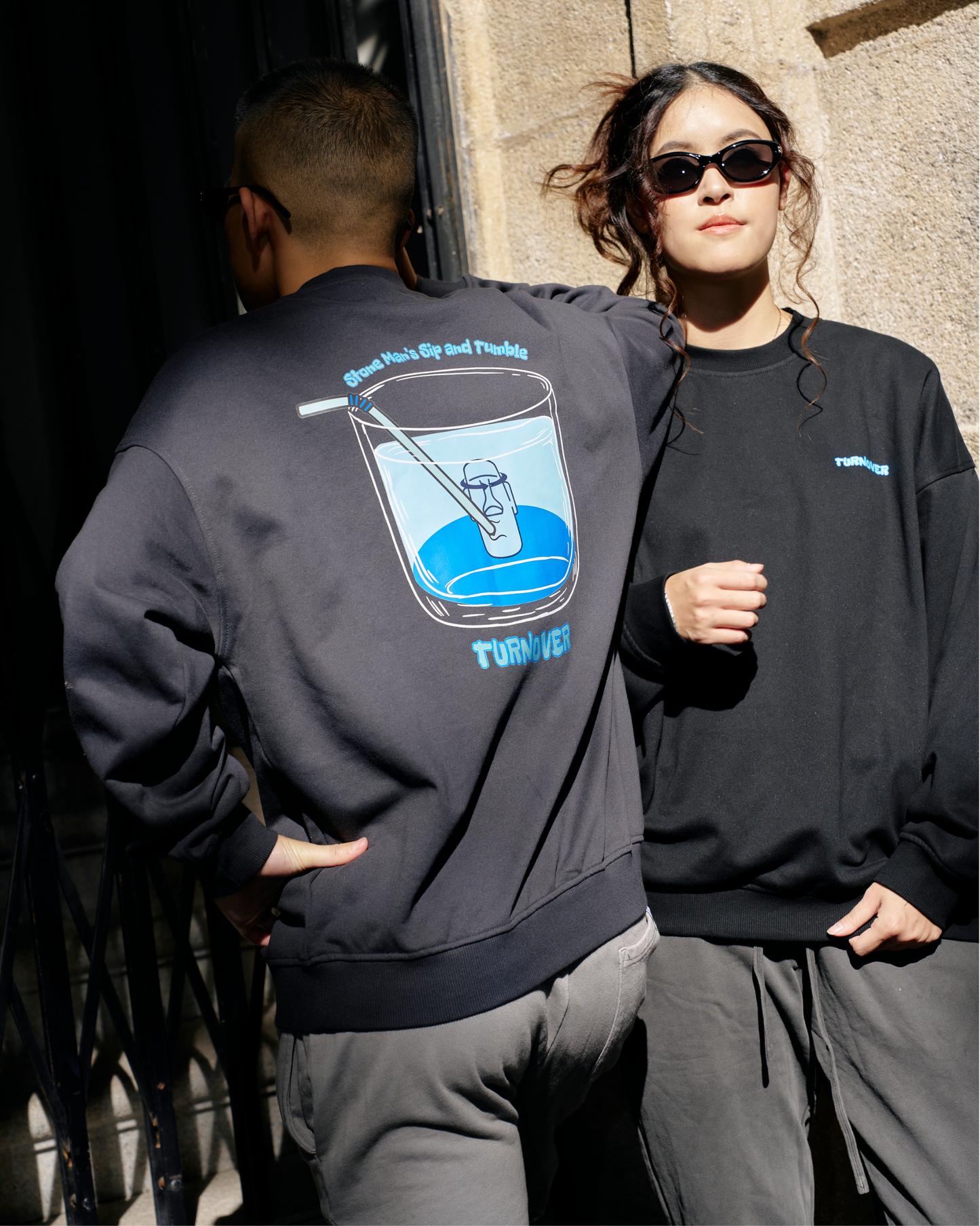 Turnover Stone Man's Sip and Tumble Sweater