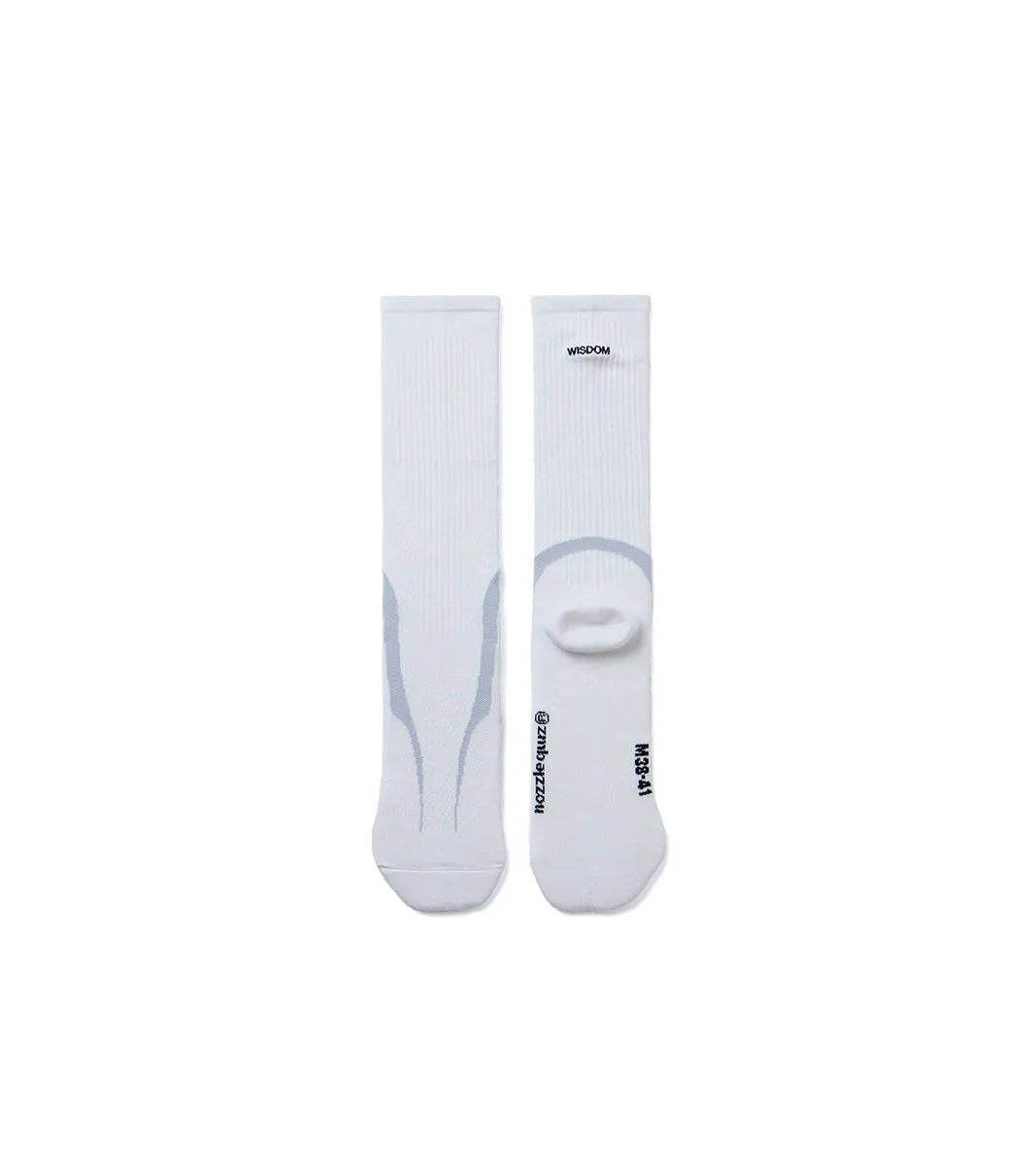 WISDOM® x nozzle quiz® 高筒休閒襪
