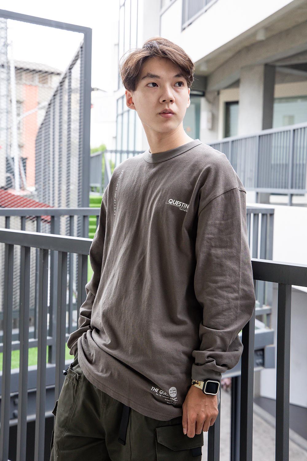 【QUEST】GPS LS TEE - 座標薄長TEE