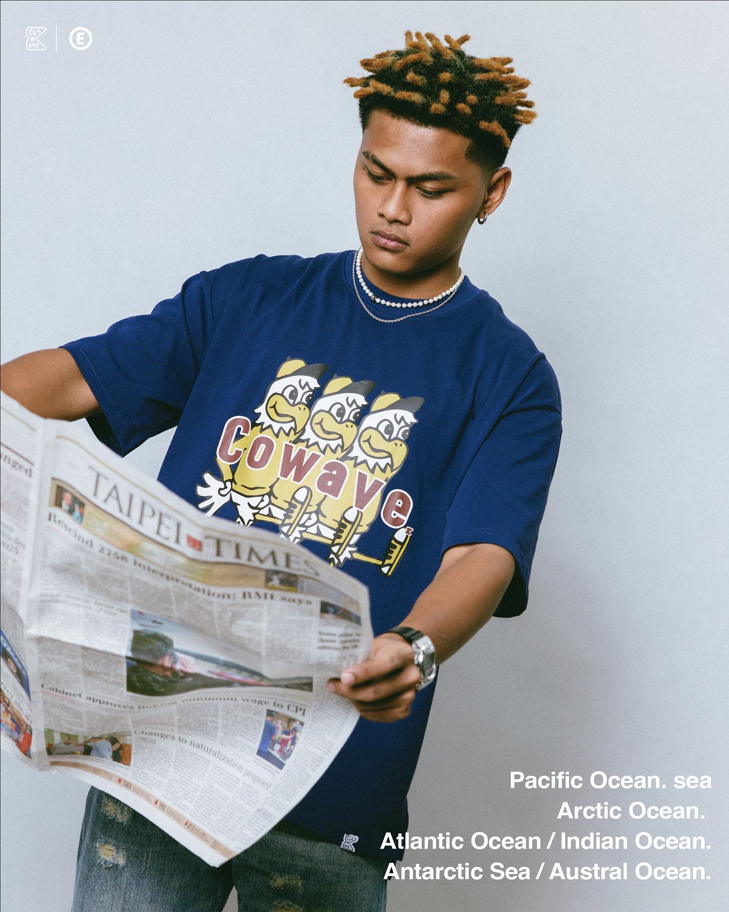 Cowave 2023 Spring & Summer College Cartoon tee