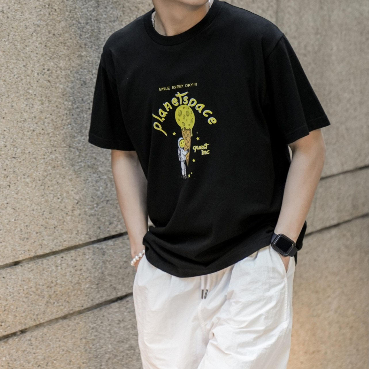【QUEST】現貨 QUEST ICE CREAM TEE 圖案 短袖 上衣