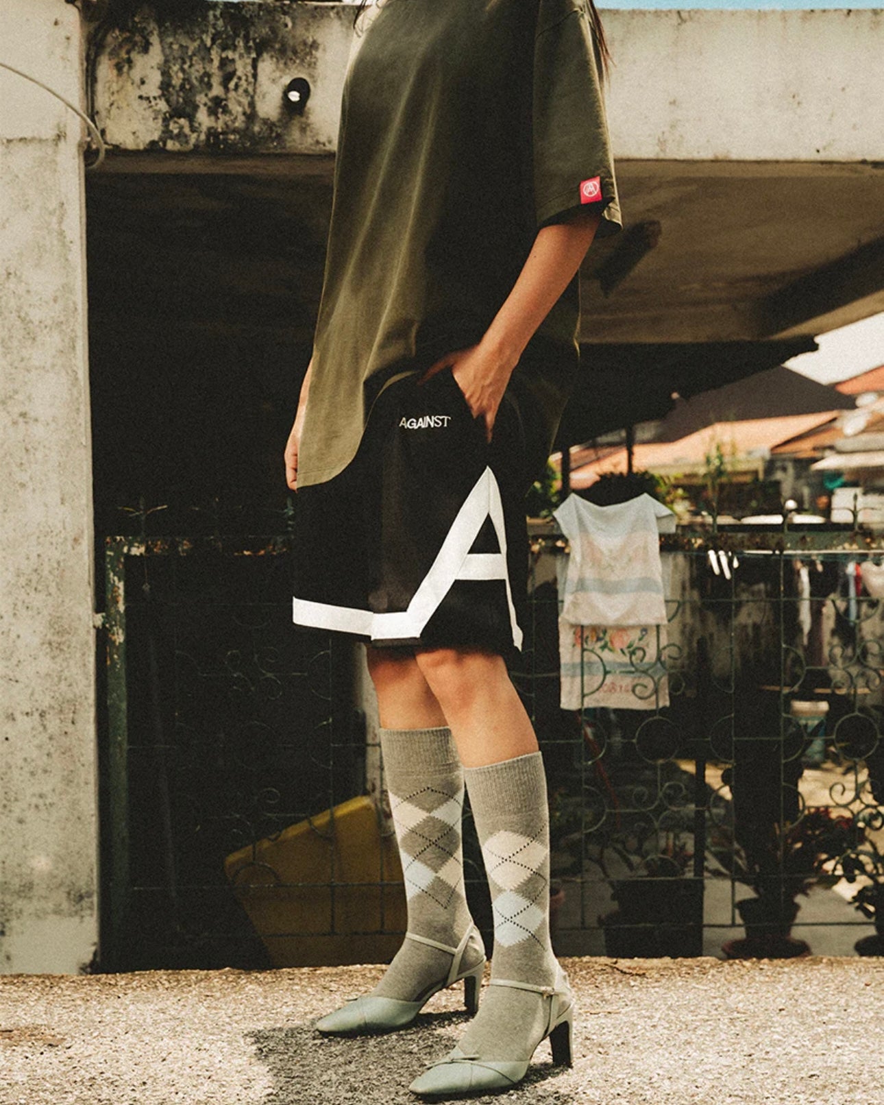 'A' STRAP SHORTS