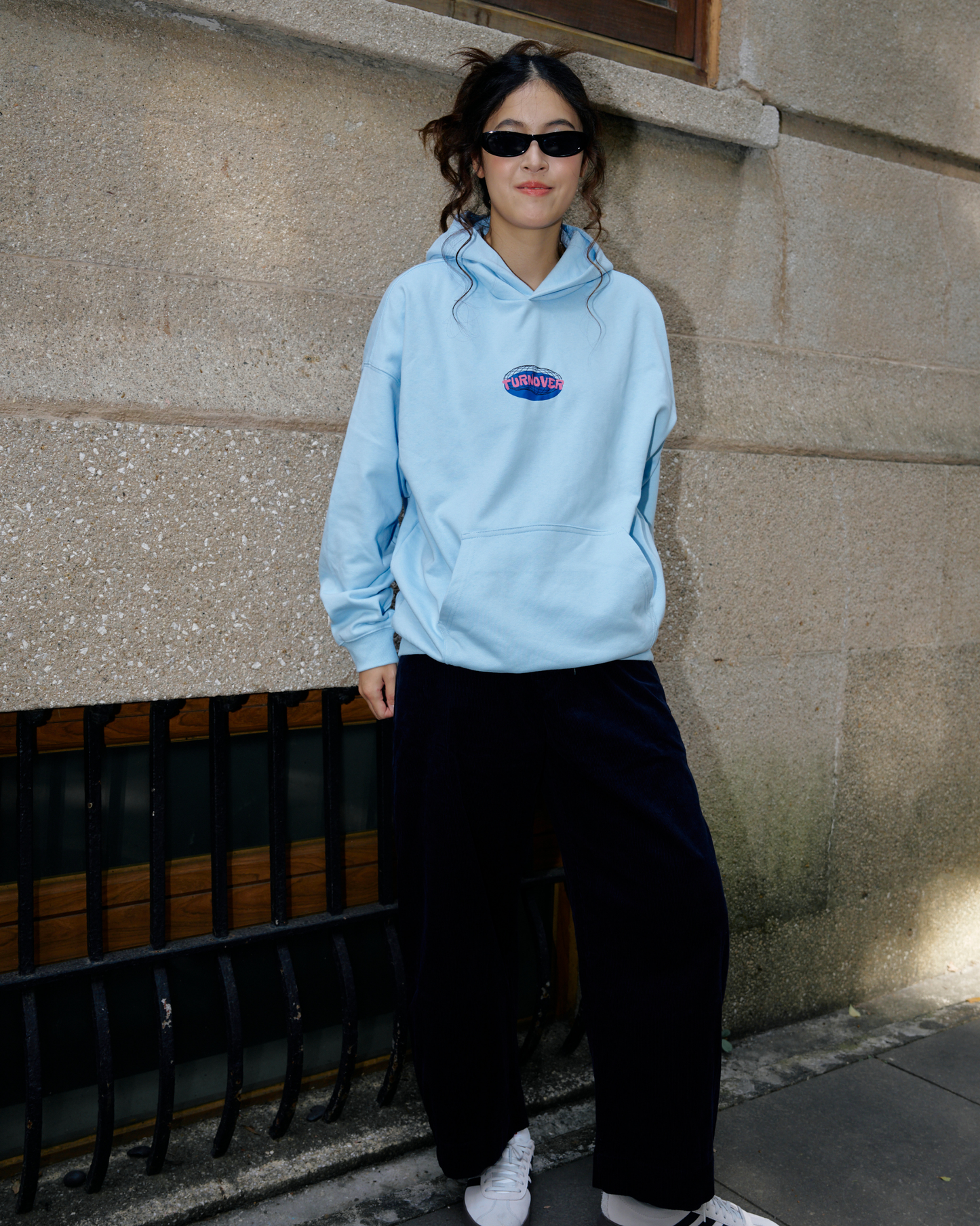 TURNOVER Light Blue Hoodie