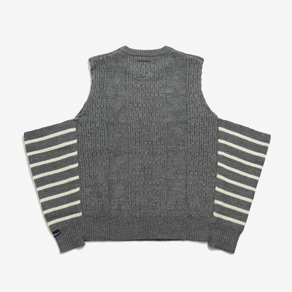 TMCAZ - Wool-blend Dropped Knit Vest