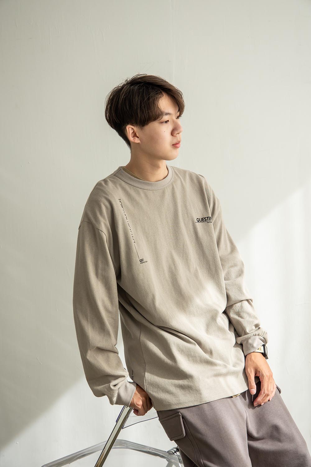 【QUEST】GPS LS TEE - 座標薄長TEE