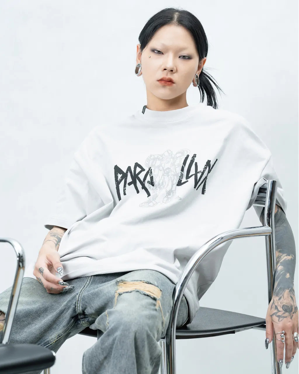 PARALLAX 24 S/S “Doodle robot” Tee