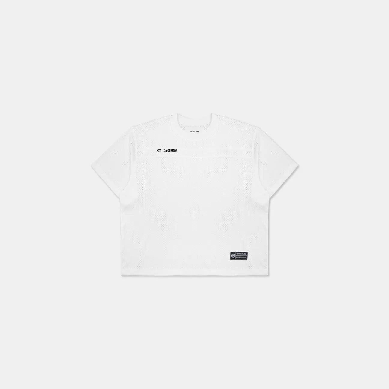 SIMON MADE TS-2512 SPORT 刺繡 網眼 運動 短T