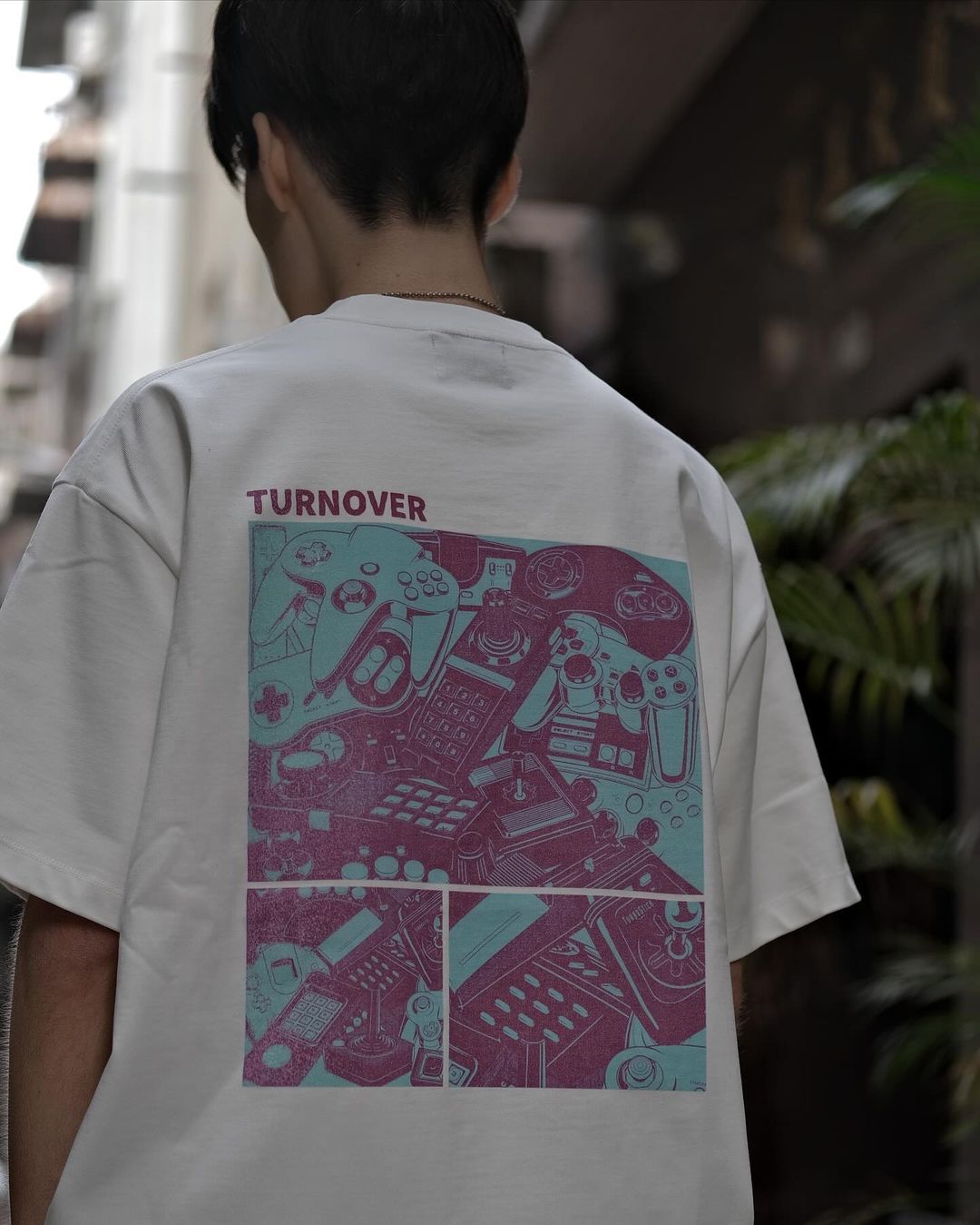 TURNOVER WRAP T-SHIRT