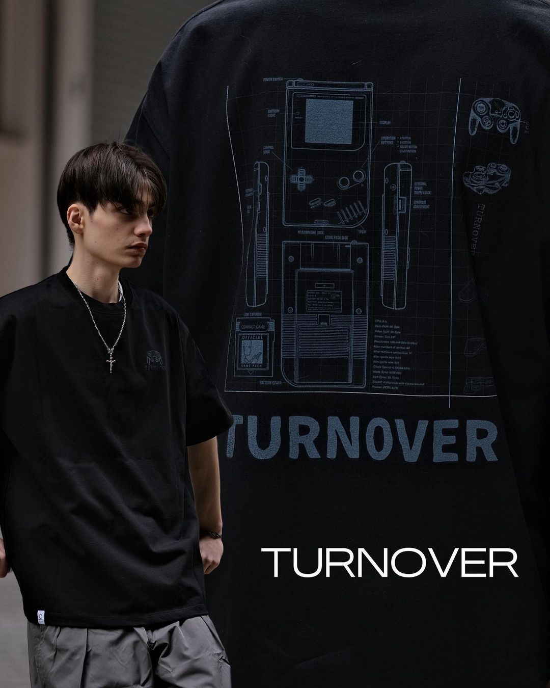 TURNOVER GAMEBOY T-SHIRT
