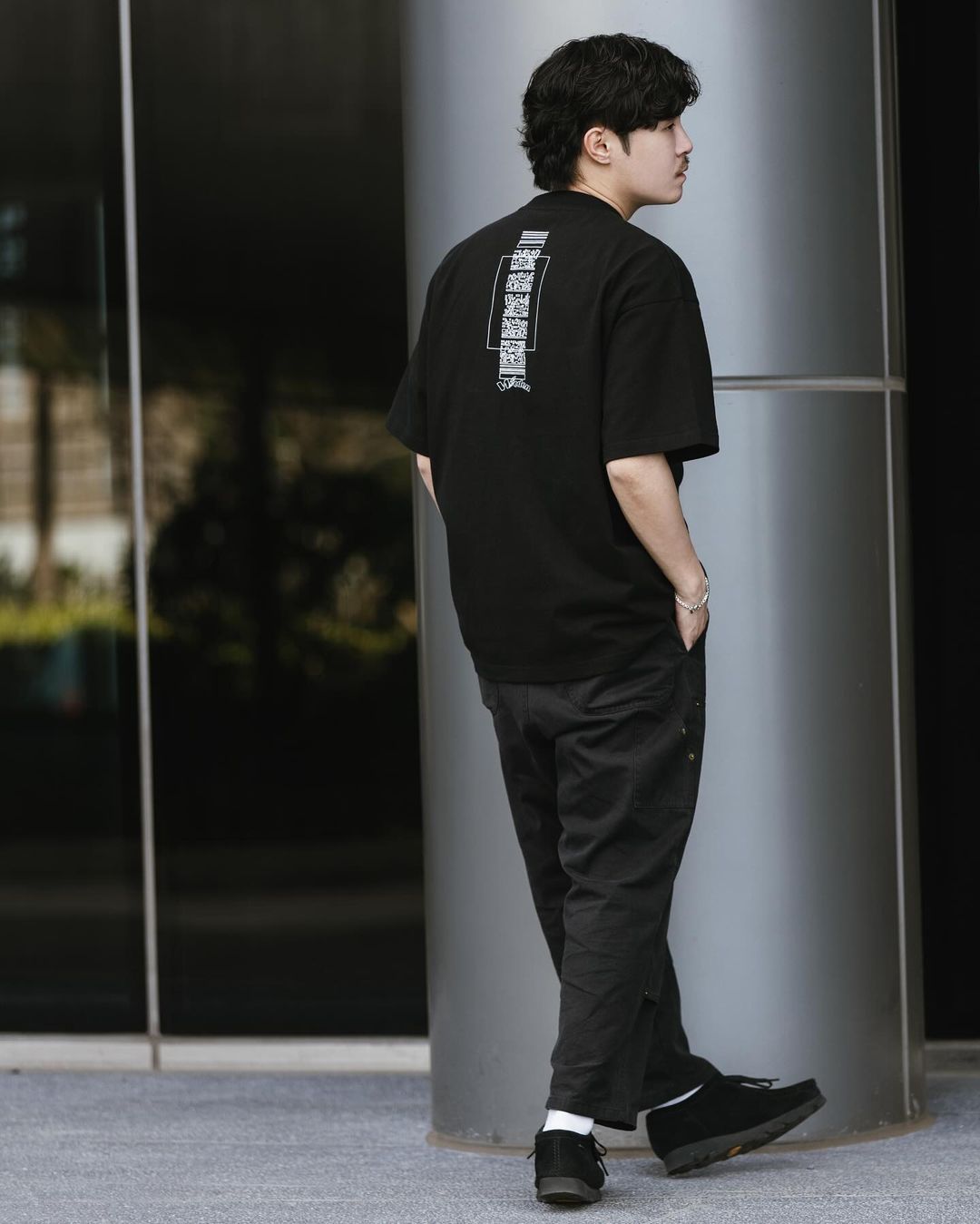 WODEN 2024 SPRING & SUMMER QR-CODE LOGO TEE