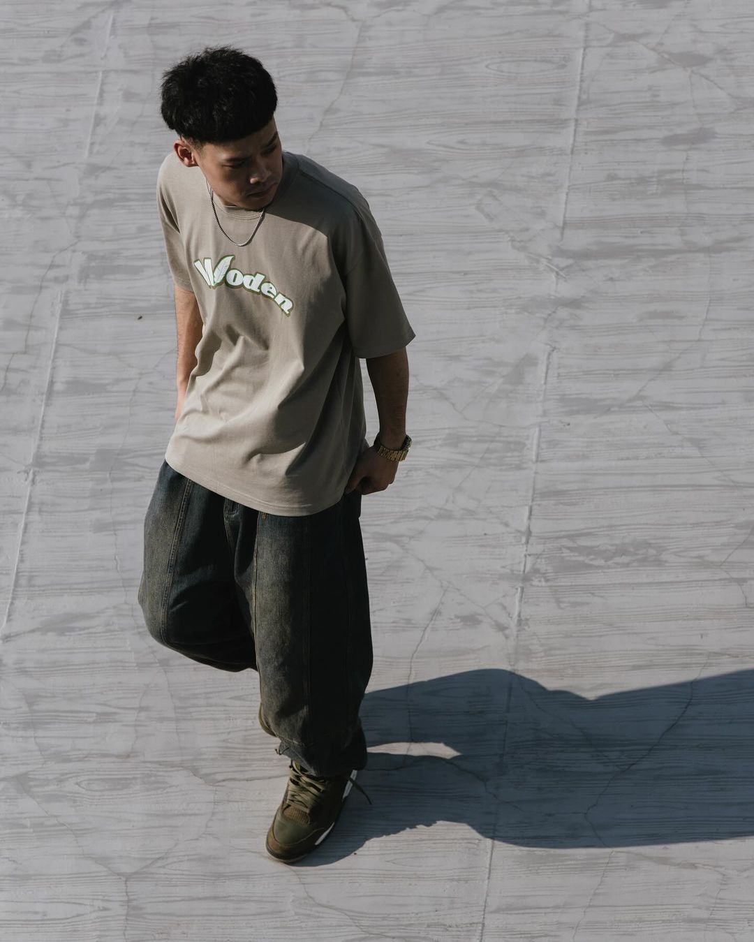 WODEN 2024 SPRING & SUMMER CLASSIC FEATHER LOGO TEE