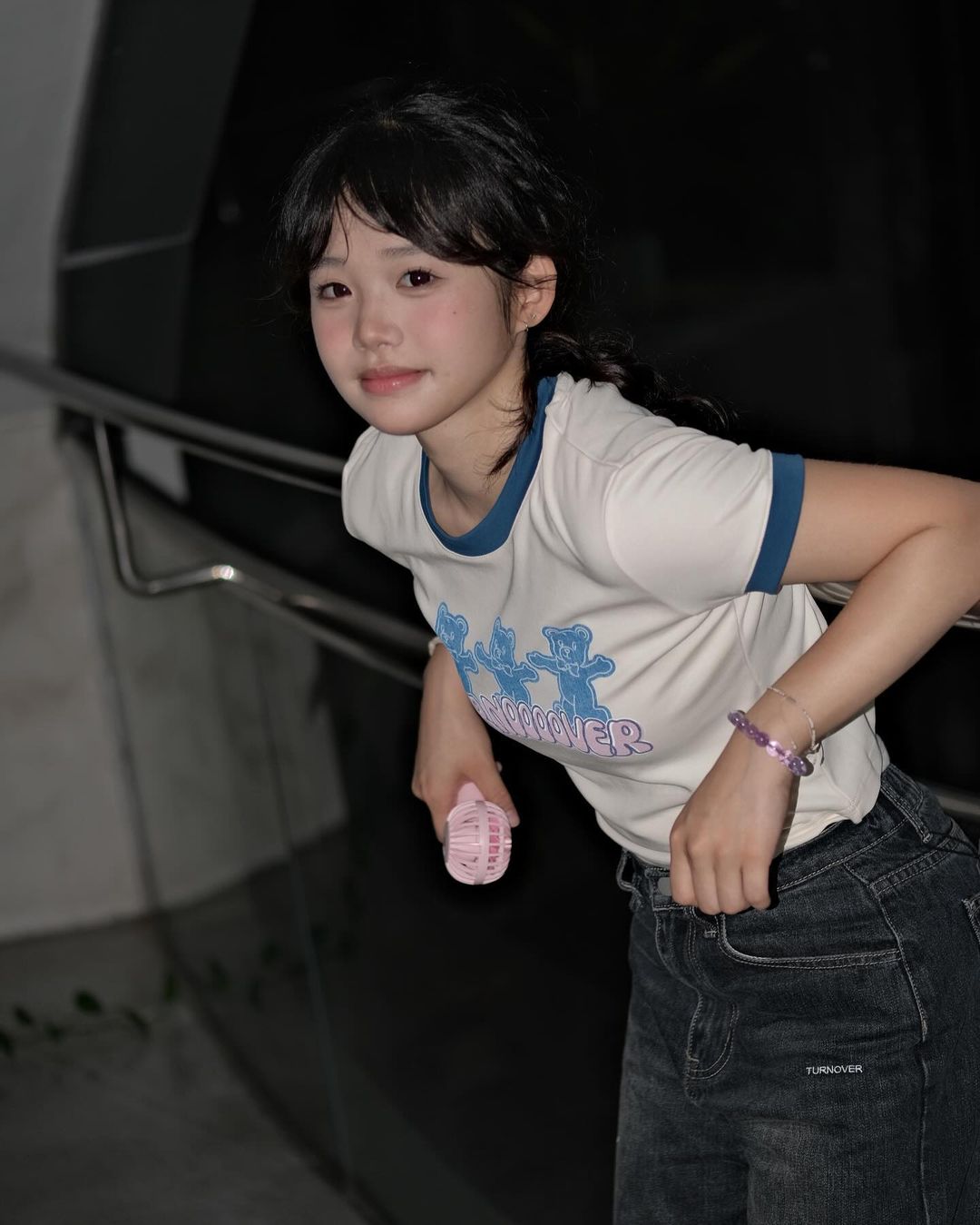 TURNOVER BEAR CROP TOP