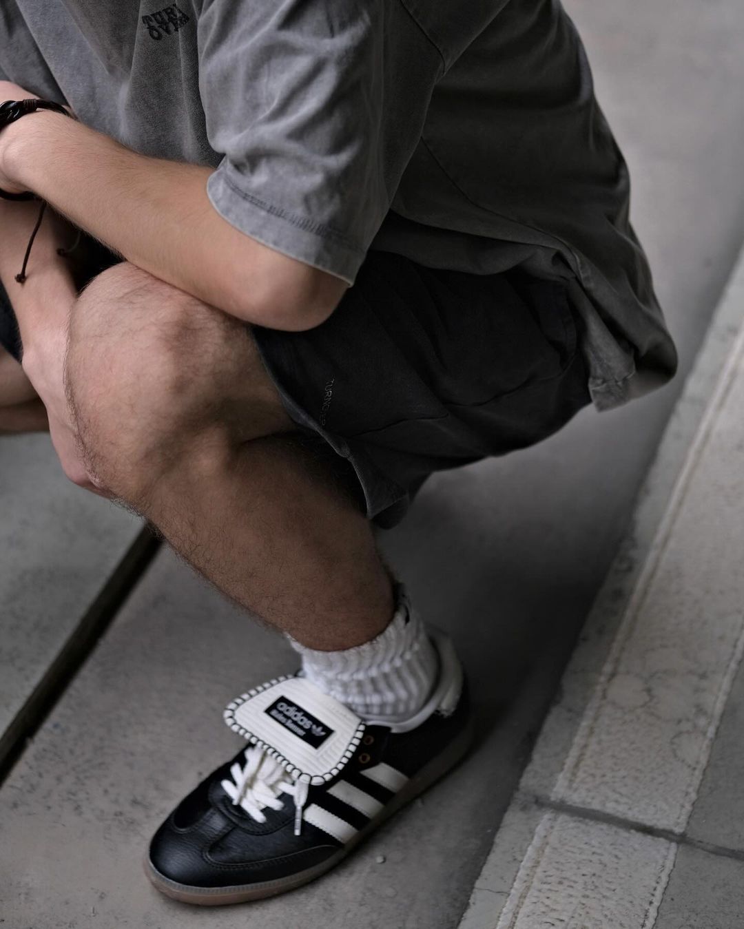 TURNOVER WASHED COTTON PANTS