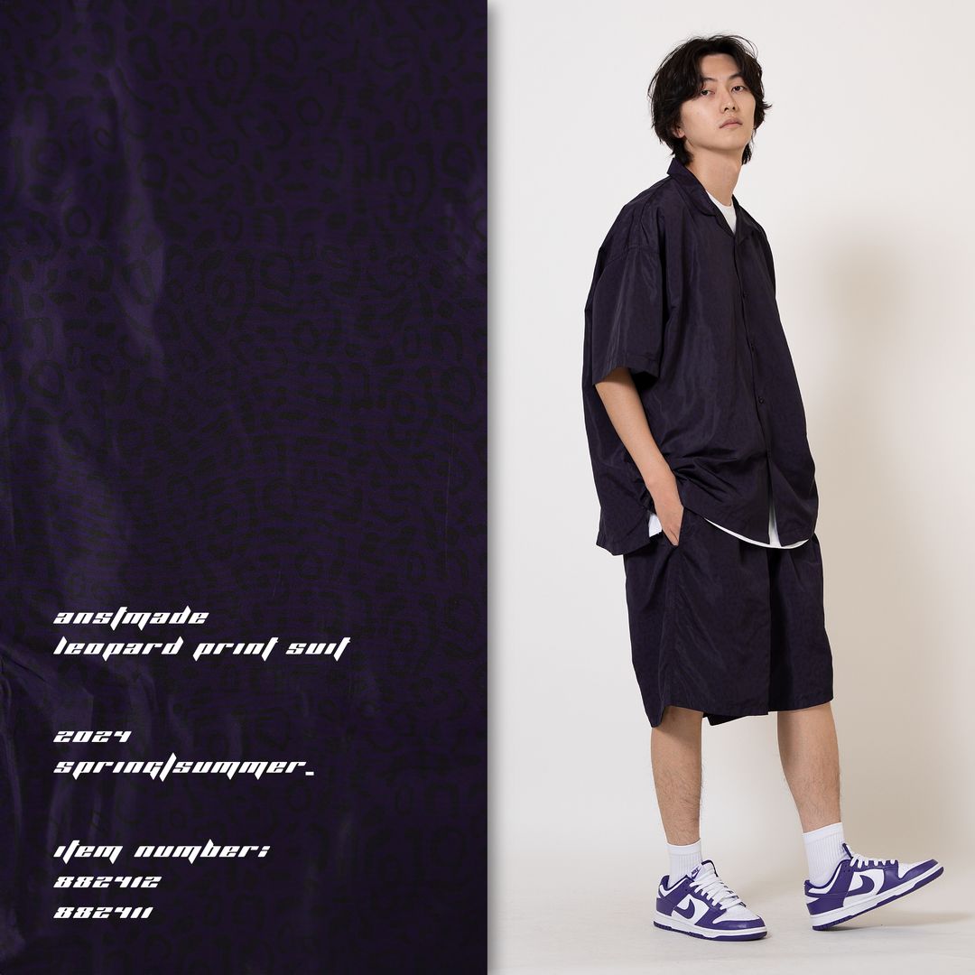 ANST 雙面穿豹紋短褲 882411