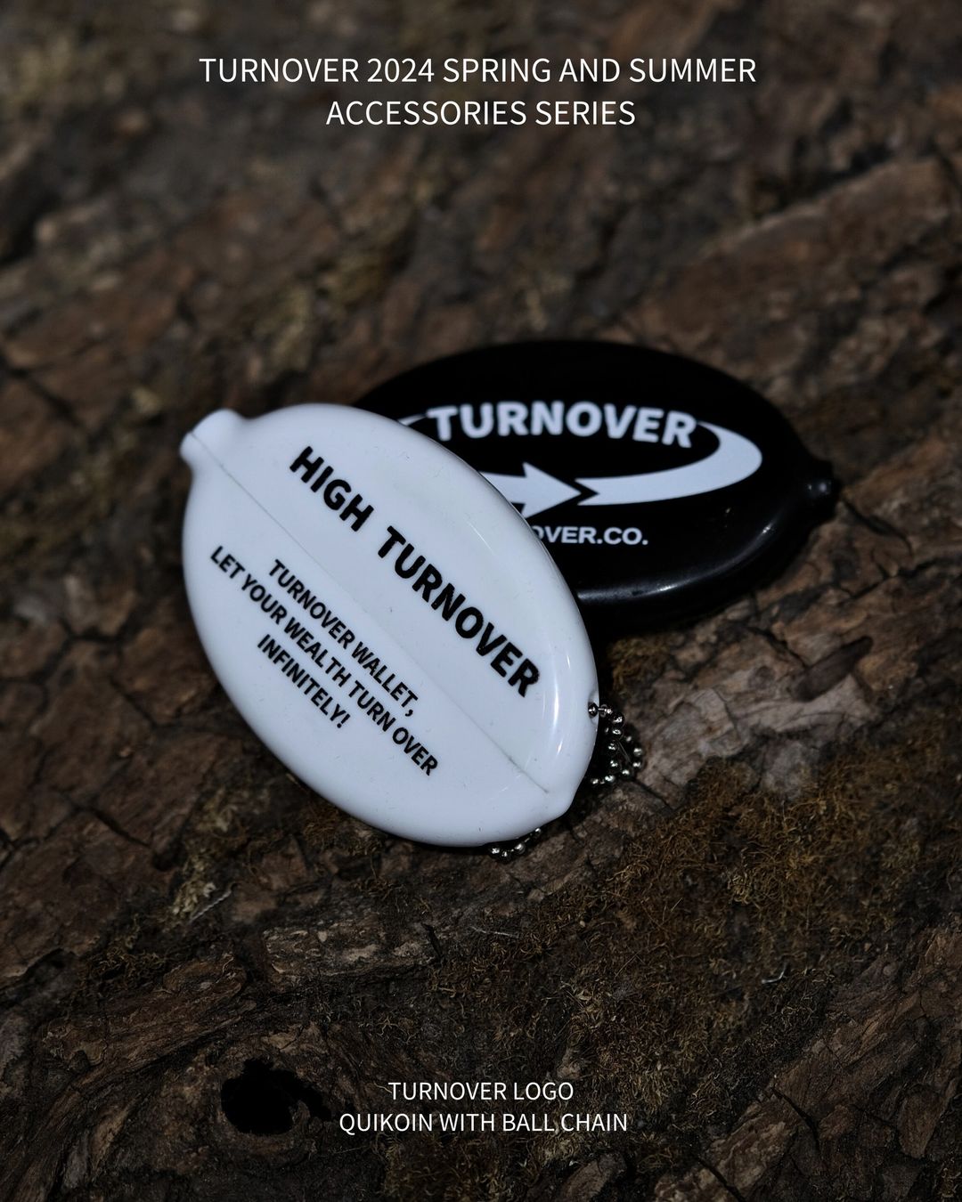 TURNOVER LOGO QUIKOIN WITH BALL CHAIN