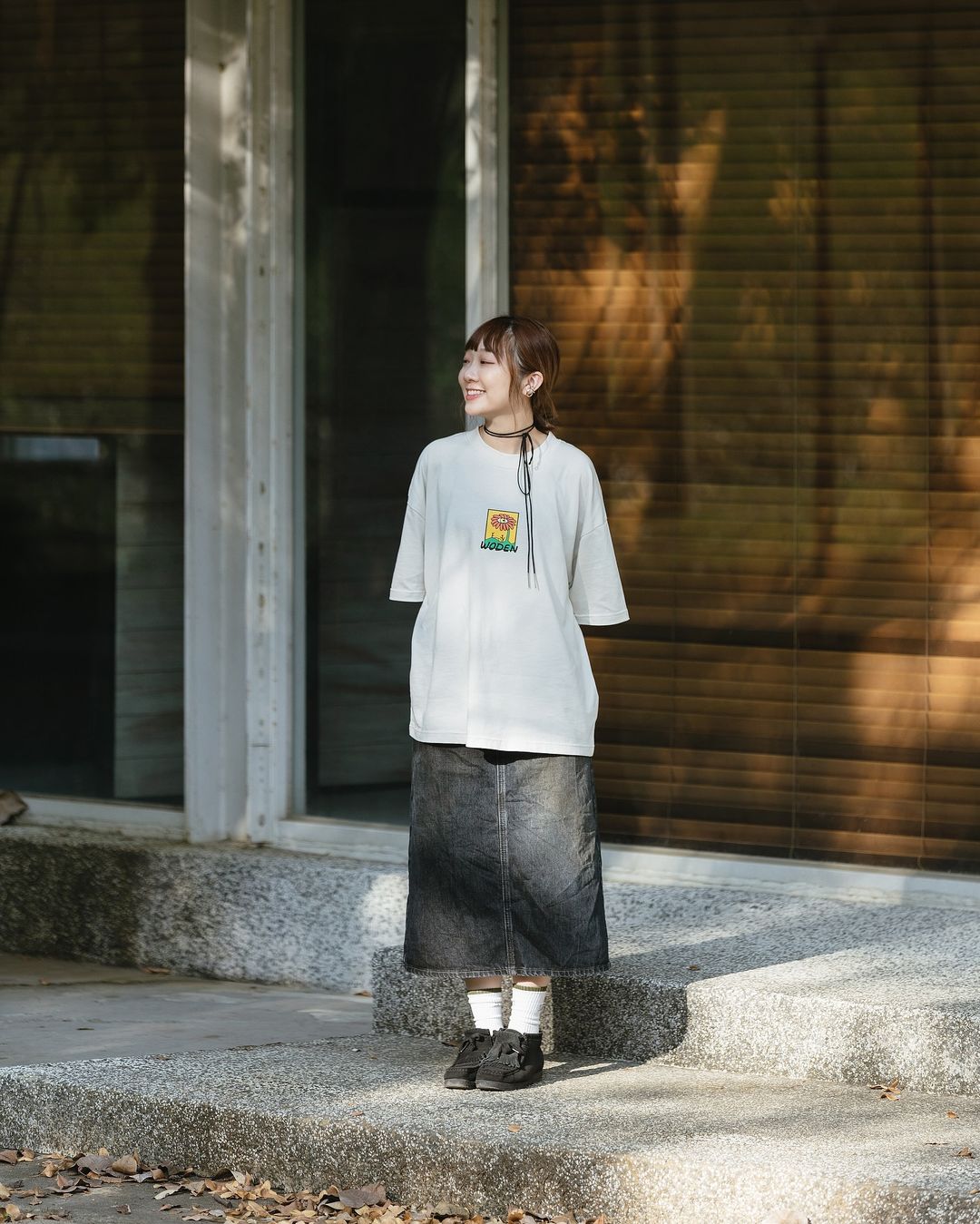 WODEN 2024 SPRING & SUMMER FLOWER HAMBURGER TEE
