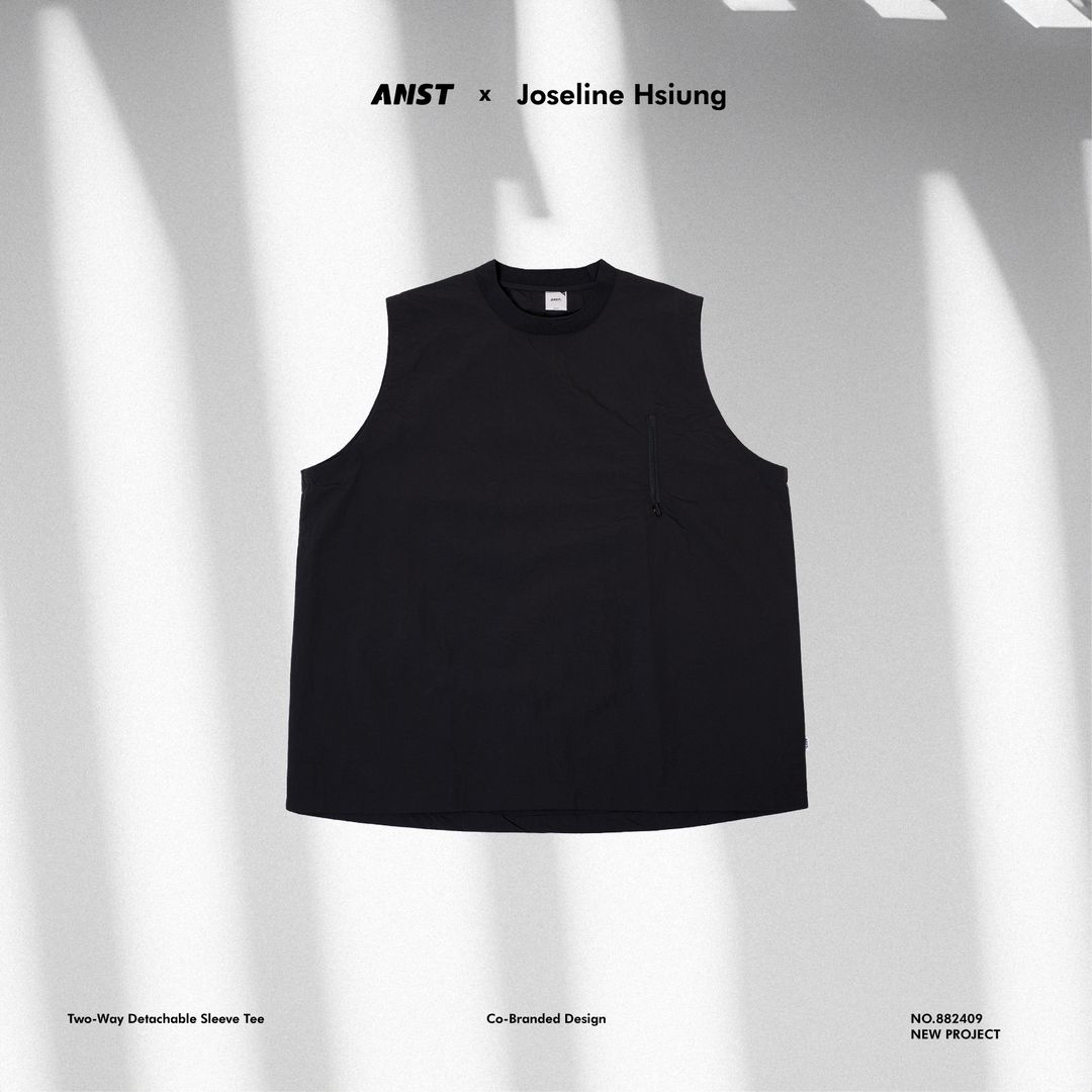 ANST X JOSELINE HSIUNG 2WAY DETACHABLE SLEEVE TEE 882409