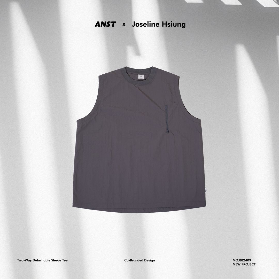 ANST X JOSELINE HSIUNG 2WAY DETACHABLE SLEEVE TEE 882409