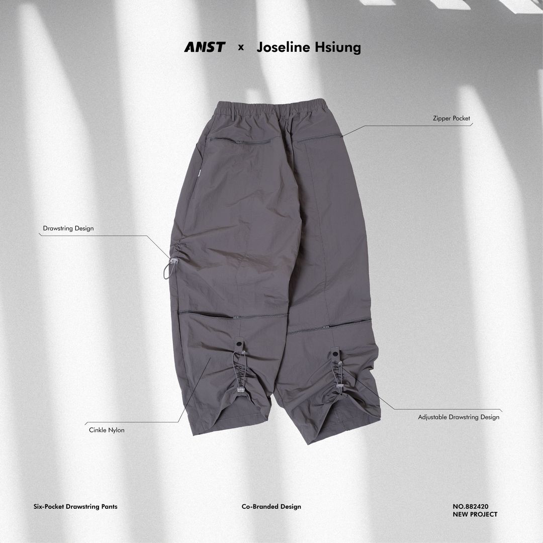 ANST X JOSELINE HSIUNG 6-POCKET DRAWSTRING PANTS