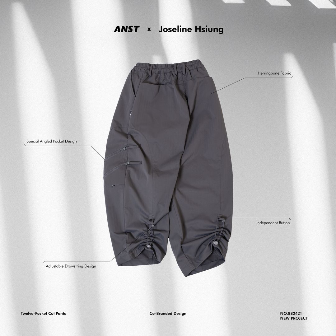 ANST X JOSELINE HSIUNG 12-POCKET CUT PANTS